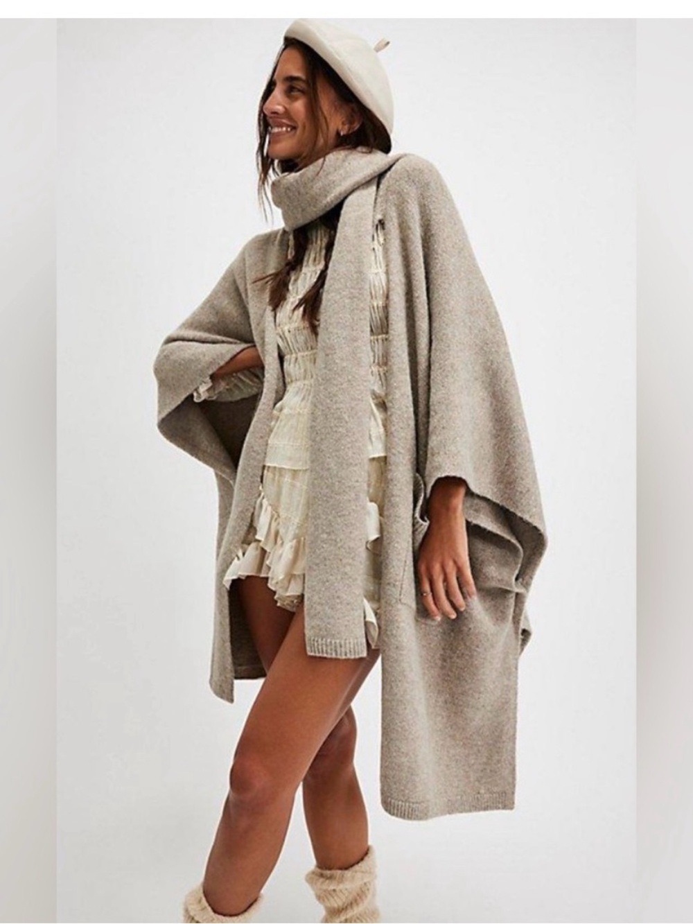 Free People - Ellie Scarf Wrap Duster NWT - Picture 2 of 3